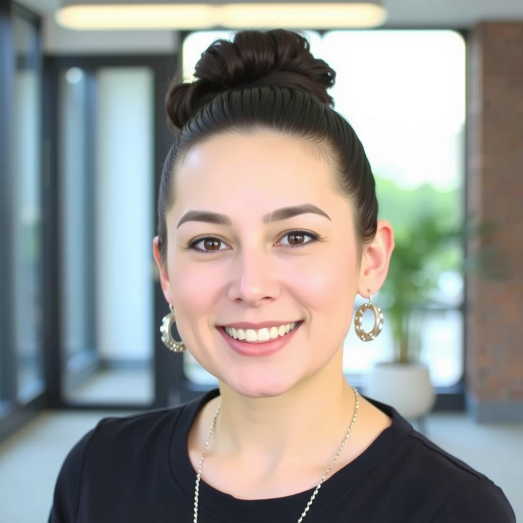 Portrait of an approachable, customer-focused Head of Customer Experience.